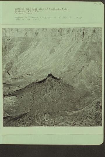 Igneous cone east side of Yumtheska Point