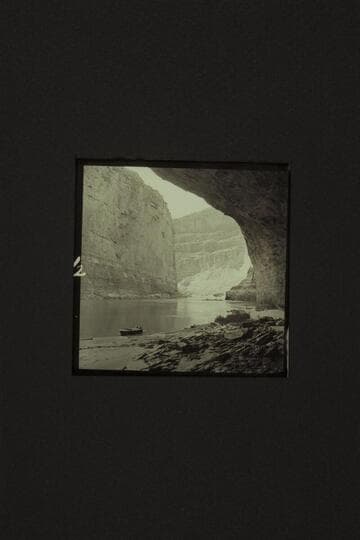 The "Cactus" at the beach at Redwall Cavern, Marble Canyon.  Mile 33