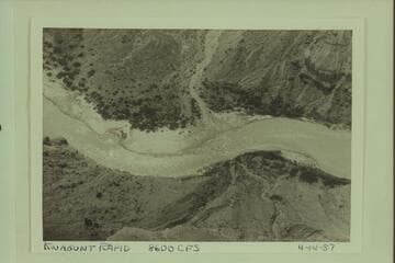 Kwagunt Rapid.  Approximate gauge:  8,600 cfs