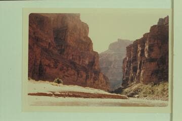 Upriver from mouth of Fern Glen Canyon