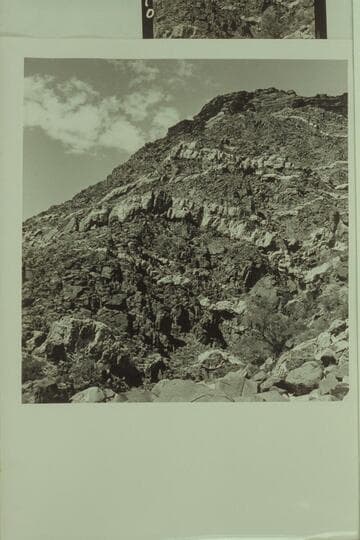 Pegmatites in The Archean near Mile 105 right bank