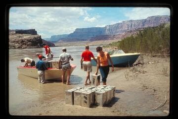 Loading gas; Lees Ferry