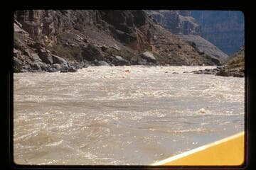 "Kiwi" climbing Vulcan Rapids