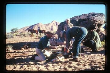 Camp in basin north of Sid Whiskers Butte
