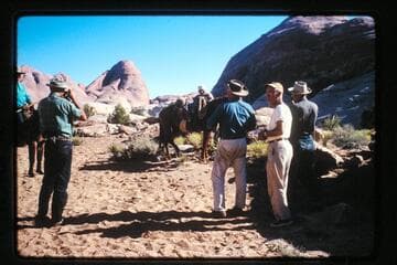 Camp in Sid Whiskers Basin