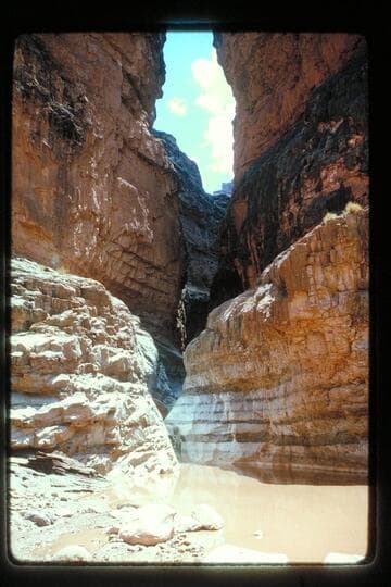 Plunge pool at mouth of 29 Mile Canyon