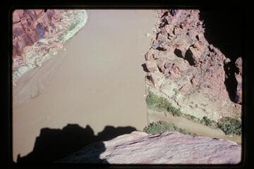 Mouth of Nasja Creek from lower terrace