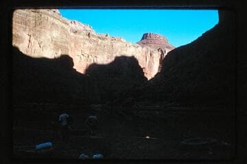 Up from head of Nancoweap Rapids