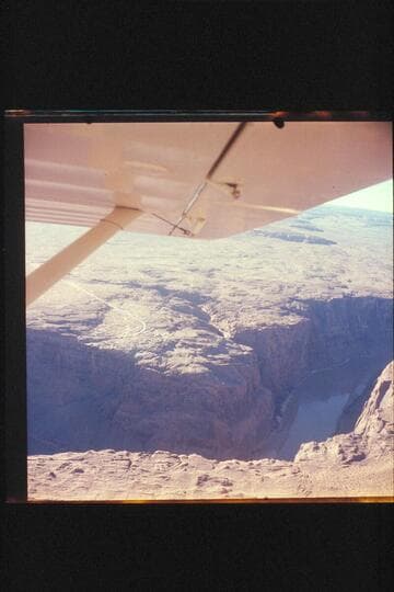 Construction road to Glen Canyon dam site