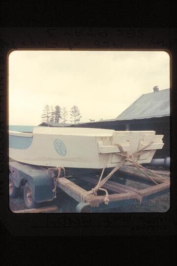 Frank Wright's punt "Andy."  Flagstaff