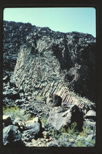 Lava crystals; Whitmore Trail