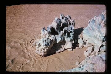 Alcove, right bank; 232 Mile Rapids