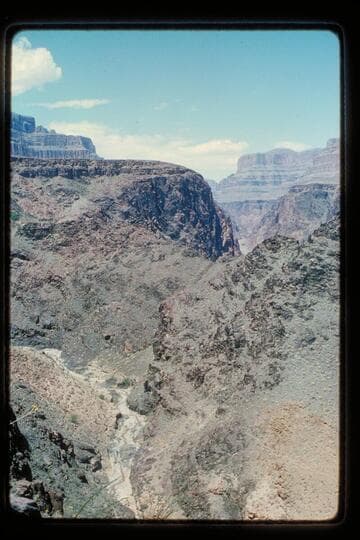 Down river across Travertine Creek