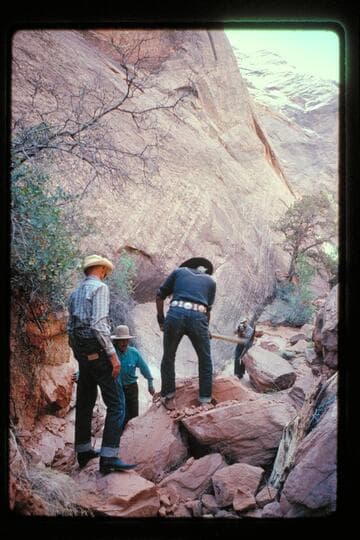 Building trail between Bald Rock and Nasja Creeks