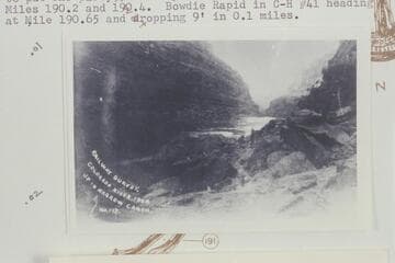 Railway Survey, Colorado River; Up in Narrow Canon
