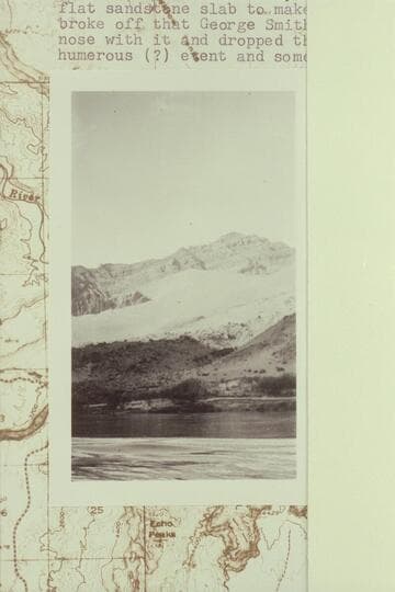 The Buzzard's High Line; Immense sand slide just above Lees Ferry on the south side