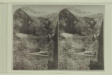 Waterpocket in a glen, "Views on the Colorado River", Glen Canon Series.  This canyon is 149.5 miles in length and from 200 to 1,600 feet deep