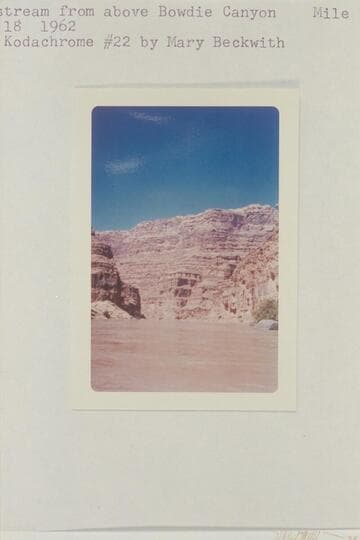 Downstream from above Bowdie Canyon, Mile 190.7