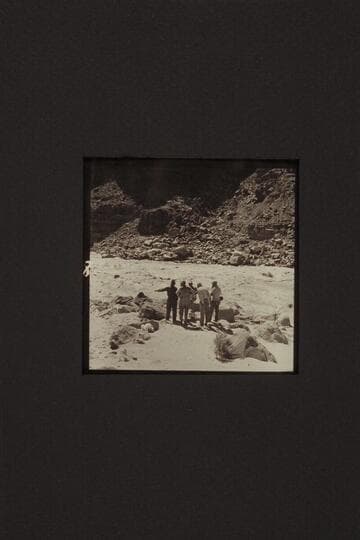 The active part of the rapid at Mile 24.5.  Left to right:  Taylor, Masland, Belknap, Desloge and Sanderson