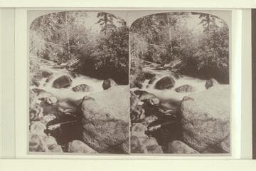 "Views on Boulder Creek"; Boulder Creek.  Boulder Creek is tributary to the upper part of the Escalante River