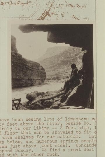 Down river from the cave at Cave Spring Rapid