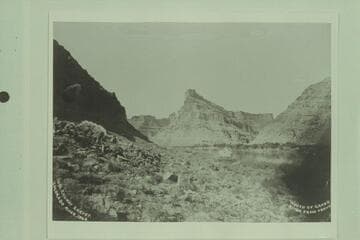 Mouth of the Grand River from above.  Brown-Stanton party.  From the left bank of the Grand River above the mouth of the Green