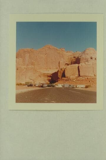 The Disney motor equipment at Park Avenue during the shooting of "The Colorado River Story"