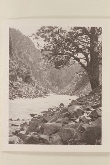Blacktail Canyon on the upper Colorado River.  The view is downstream from the same point of view for the photo of the kayak