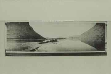 Up the Colorado River to Spanish Valley.  One of the motor boats of the Moab Garage Company