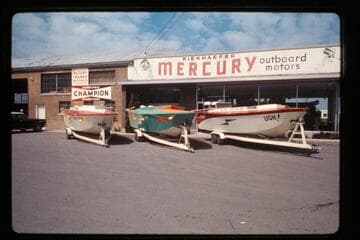 Salmon River boats which tried Colorado; photo at SLC