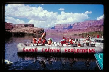 Departure Ron Smith's outfit; Lees Ferry