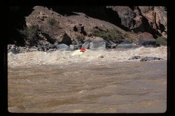 "Wee Red" at Vulcan Rapids