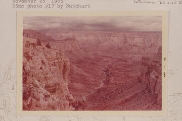 North from rim above Driftwood Canyon