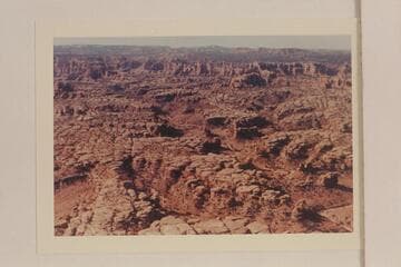 The Needles.  Chesler Park.  Southeast of The Junction.  From near southern end of Cyclone Canyon [penciled notation:  N end Devils Lane]