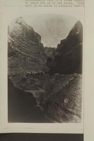 Side Canon--See men in centerforeground on brink of Lower terrace.  [in pencil:  Probably Dark Canyon]