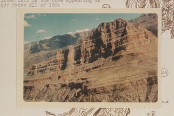 Side and summit of Diamond Peak.  At lower left is the cove appearing in Wilbur photo #11 of 1904