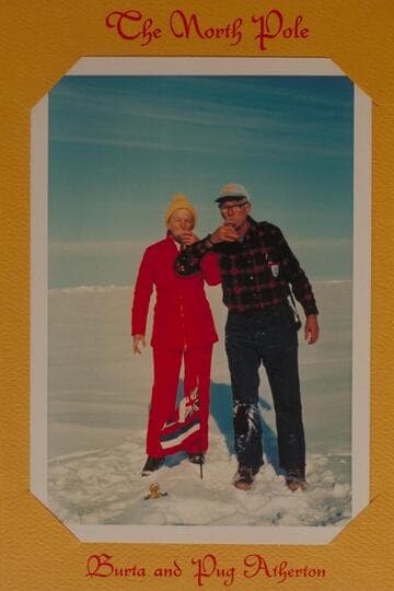 The North Pole.  Burta and Pug Anderson