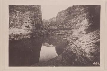 Marble Canyon between Vaseys and Harding.  Probably Mile 38 downstream