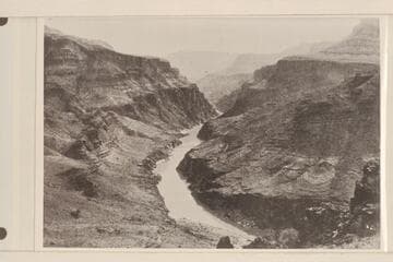 Colorado River at Bass Ferry.  About four years before the building of the tram