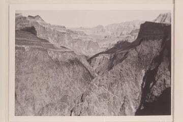Looking east from the talus on the way up to the Tonto from Hance Creek