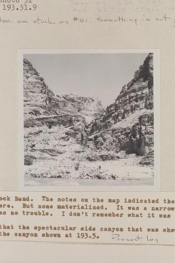 Side canyon at Mile 193.1? in Cataract Canyon