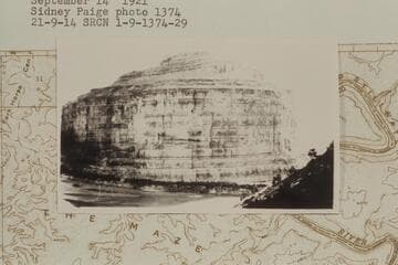 Buttress at Camp No. 4 just above junction of Grand and Green Rivers