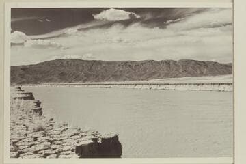Silt at the mouth of the Grand Canyon