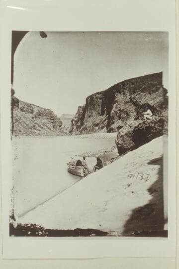 The Wheeler party in the lower end of Grand Canyon