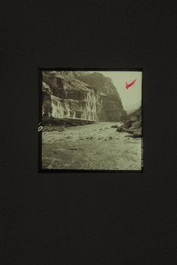 The "Bootoo" clearing the hole at the foot of Lava Falls,  Marston at the helm and Masland riding.  About 5 PM