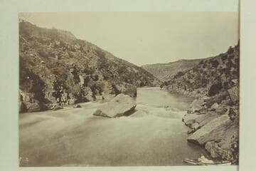 Ashley Falls, from a photograph taken on the Second Powell Expedition in 1871