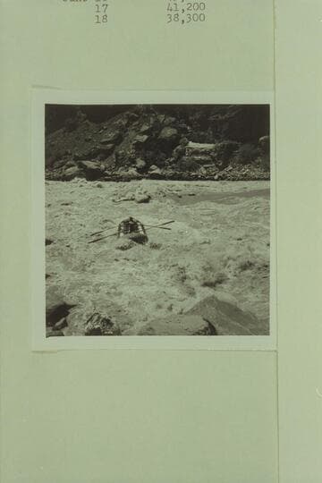 17.  Running Lava Falls.  Pontoon No. 1.  Bruce and Clarke