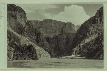 Up to Bridge Canyon Rapid