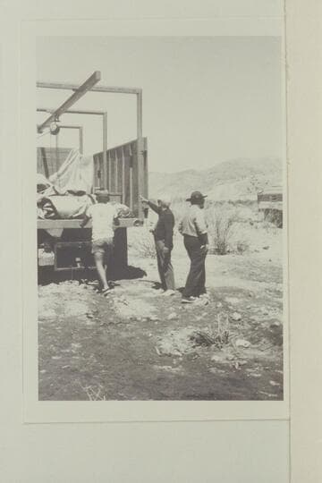 Loading the deflated craft into the truck at Pierce Ferry; Grand Canyon Expedition