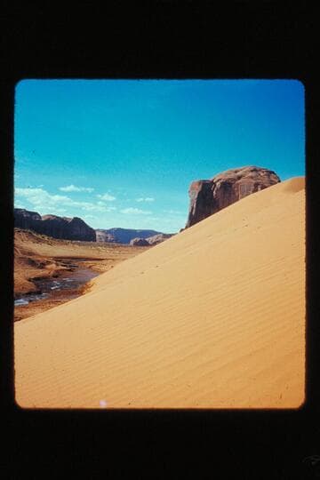Monument Valley; sand